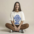 Camiseta Oversized cabecamedos Feminina Off-White