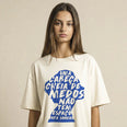 Camiseta Oversized cabecamedos Feminina Off-White