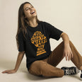 Camiseta Oversized cabecamedos Feminina Preto