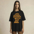 Camiseta Oversized cabecamedos Feminina Preto
