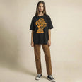 Camiseta Oversized cabecamedos Feminina Preto