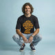 Camiseta Oversized cabecamedos Masculina Preto
