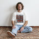 Camiseta Oversized coragens Masculina Off-White