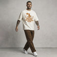 Camiseta Oversized migramos Masculina Off-White