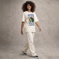 Camiseta Oversized naoquero Feminina Off-White