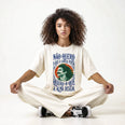 Camiseta Oversized naoquero Feminina Off-White