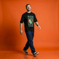 Camiseta Oversized naoquero Masculina Preto