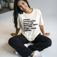 Camiseta Oversized pecoprotecao Feminina Off-White