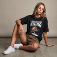 Camiseta Oversized Procurando Animo Feminina Preto 04