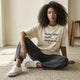 Camiseta Oversized tudomove Feminina Off-White