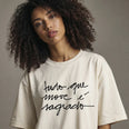 Camiseta Oversized tudomove Feminina Off-White