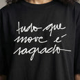 Camiseta Oversized tudomove Feminina Preto