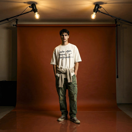 Camiseta Oversized tudomove Masculina Off-White