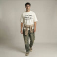 Camiseta Oversized tudomove Masculina Off-White