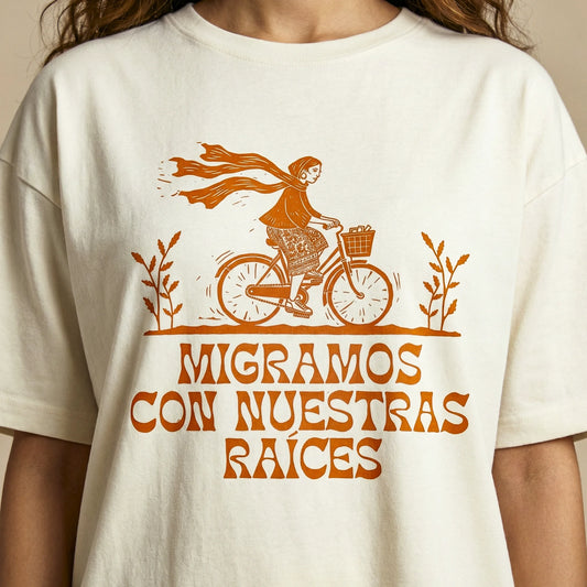 Camiseta Oversized unknown Feminina Off-White