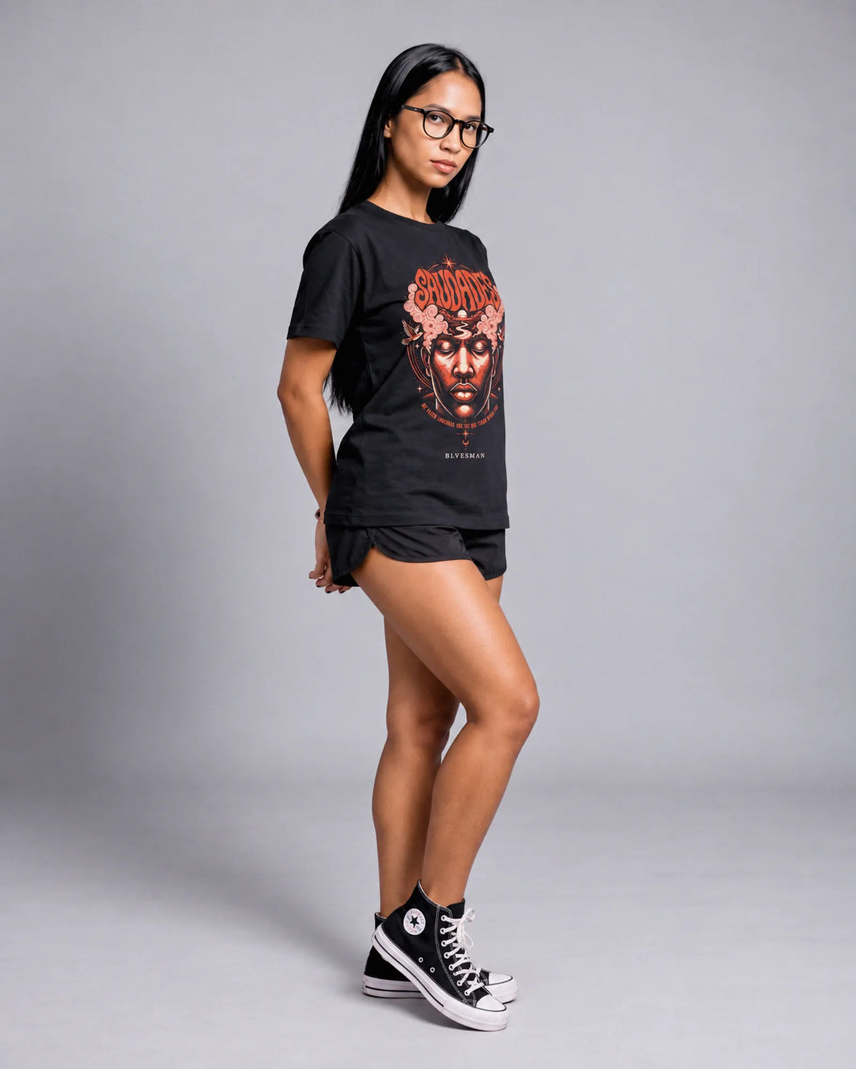 Camiseta Básica 20 Ligações Feminina Preto