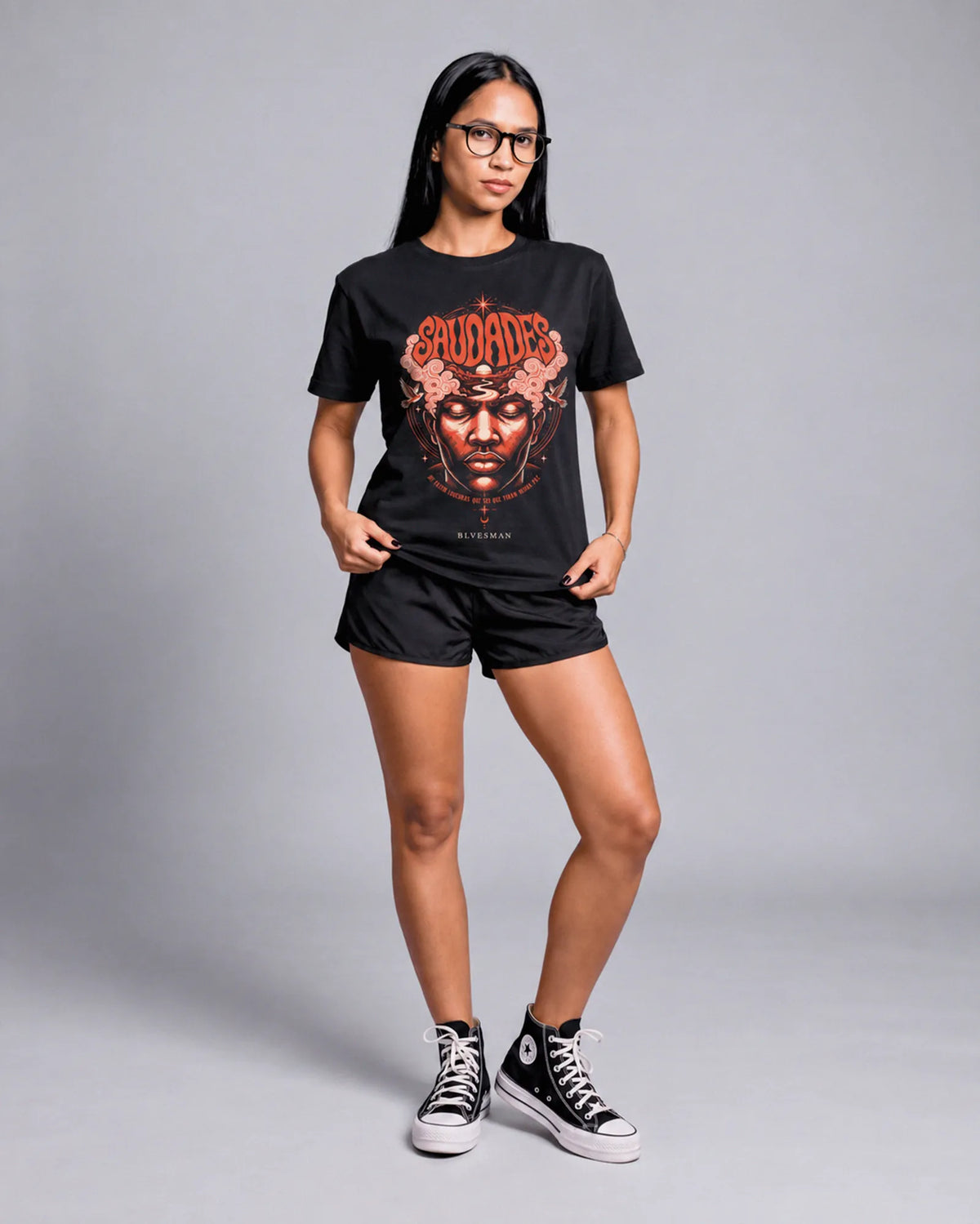 Camiseta Básica 20 Ligações Feminina Preto