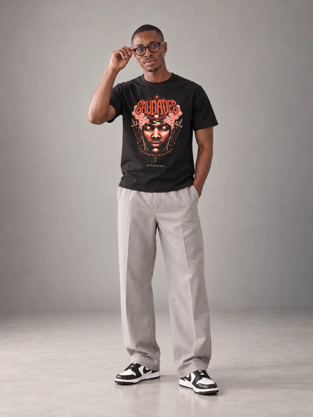 Camiseta Básica 20 Ligações Masculina Preto