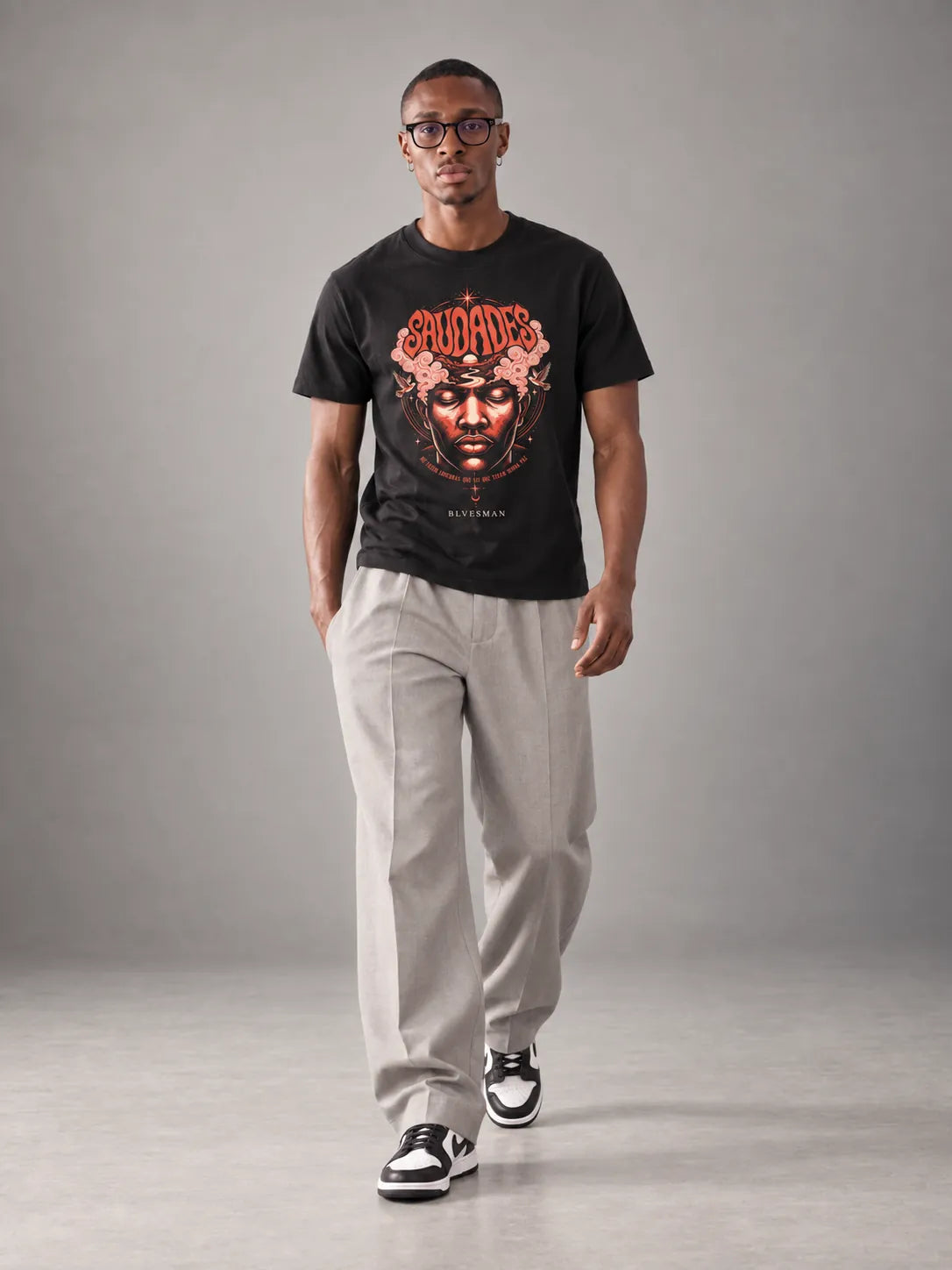 Camiseta Básica 20 Ligações Masculina Preto