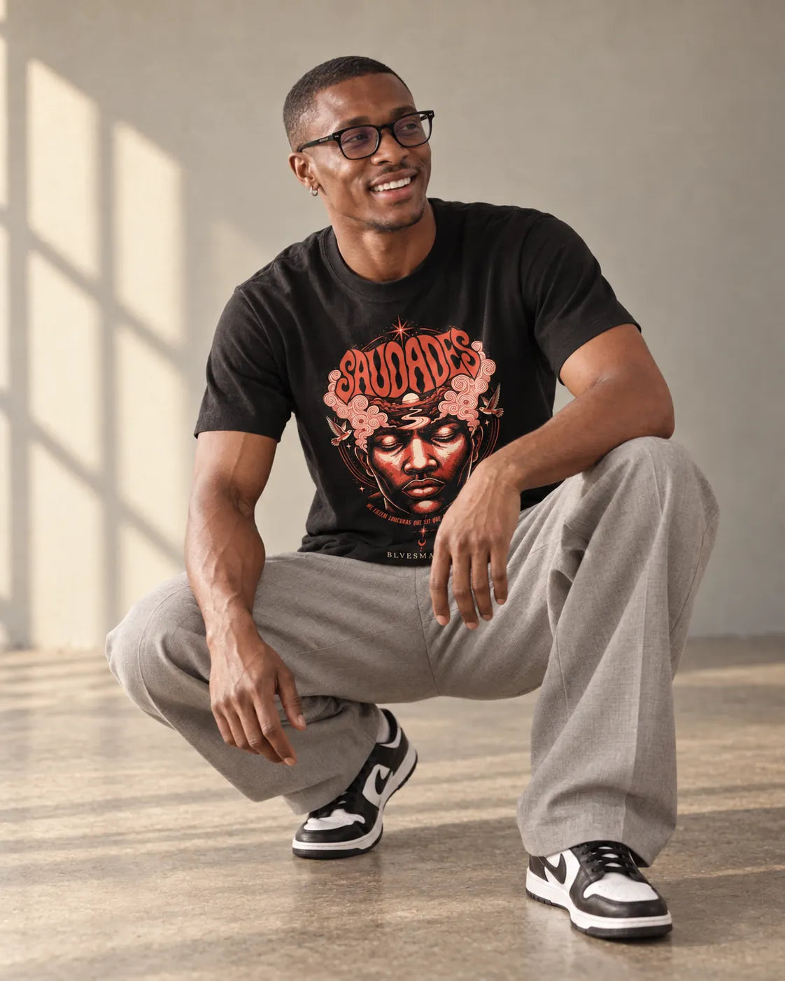 Camiseta Básica 20 Ligações Masculina Preto