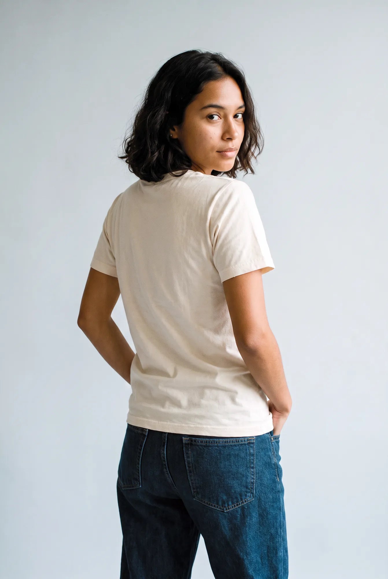 Camiseta Básica Eu Que Lute Feminina Off-White