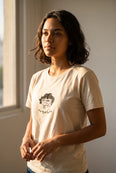 Camiseta Básica Eu Que Lute Feminina Off-White