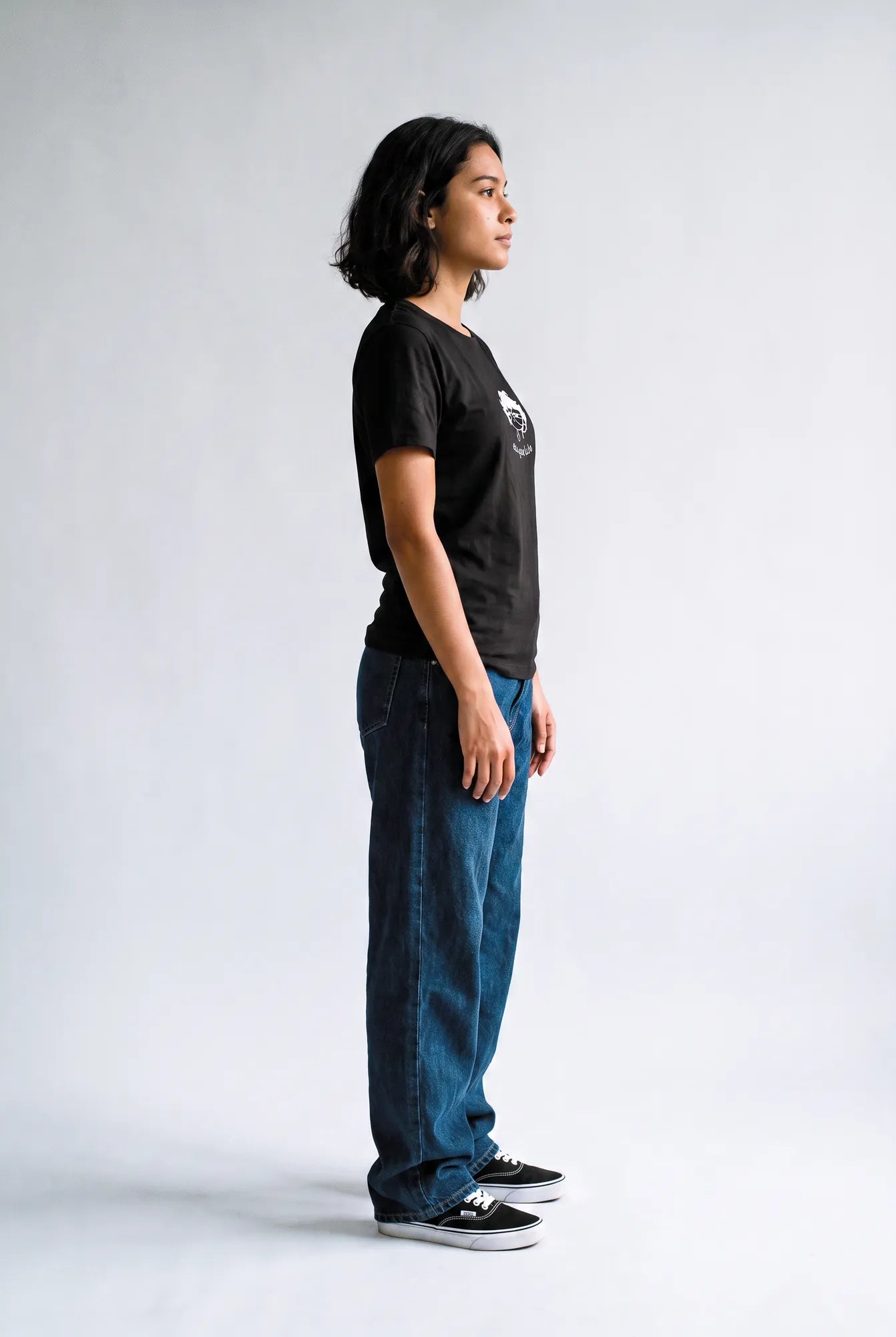 Camiseta Básica Eu Que Lute Feminina Preto
