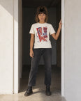 Camiseta Básica Hey Ho Let's Go Feminina Off-White
