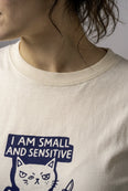 Camiseta Básica I Am Small and Sensitive Feminina Off-White