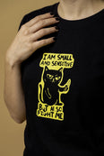 Camiseta Básica I Am Small and Sensitive Feminina Preto