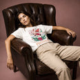 Camiseta Básica It's Called Freefall — Rainbow Kitten Surprise Feminina Off-White