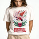 Camiseta Básica It's Called Freefall — Rainbow Kitten Surprise Feminina Off-White