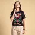 Camiseta Básica It's Called Freefall — Rainbow Kitten Surprise Feminina Preto