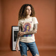 Camiseta Básica Lana Del Rey Feminina Off-White