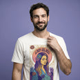 Camiseta Básica Lana Del Rey Masculina Off-White