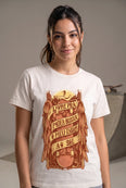Camiseta Básica Lugar ao Sol Feminina Off-White