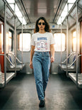 Camiseta Básica Neurodesligado Feminina Off-White