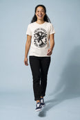Camiseta Básica No Fue Magia, Fue Terapia Feminina Off-White