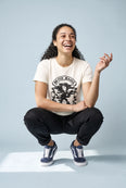 Camiseta Básica No Fue Magia, Fue Terapia Feminina Off-White
