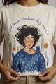 Camiseta Básica O Silêncio Também Diz Muito Feminina Off-White