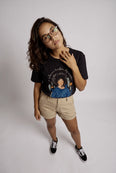 Camiseta Básica O Silêncio Também Diz Muito Feminina Preto