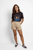 Camiseta Básica O Silêncio Também Diz Muito Feminina Preto