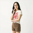Camiseta Básica Para Cambiar la Realidad Feminina Off-White