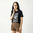 Camiseta Básica Para Cambiar la Realidad Feminina Preto