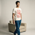 Camiseta Básica Para Cambiar la Realidad Masculina Off-White