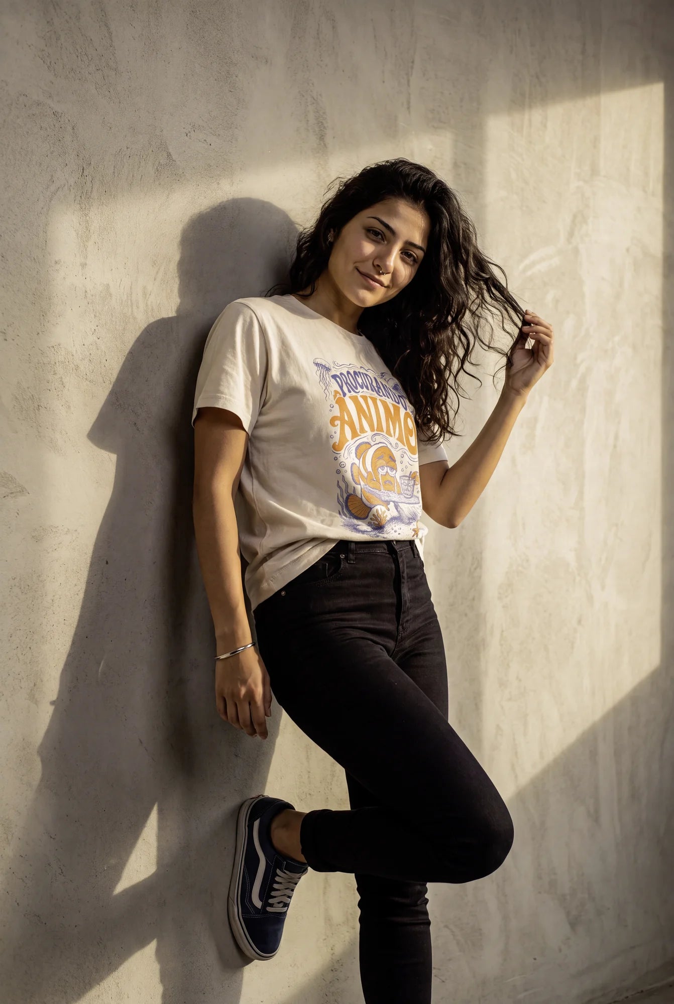 Camiseta Básica Procurando Ânimo - Feminina