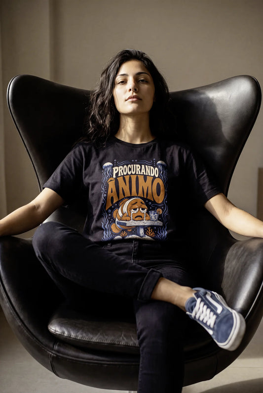 Camiseta Básica Procurando Ânimo - Feminina