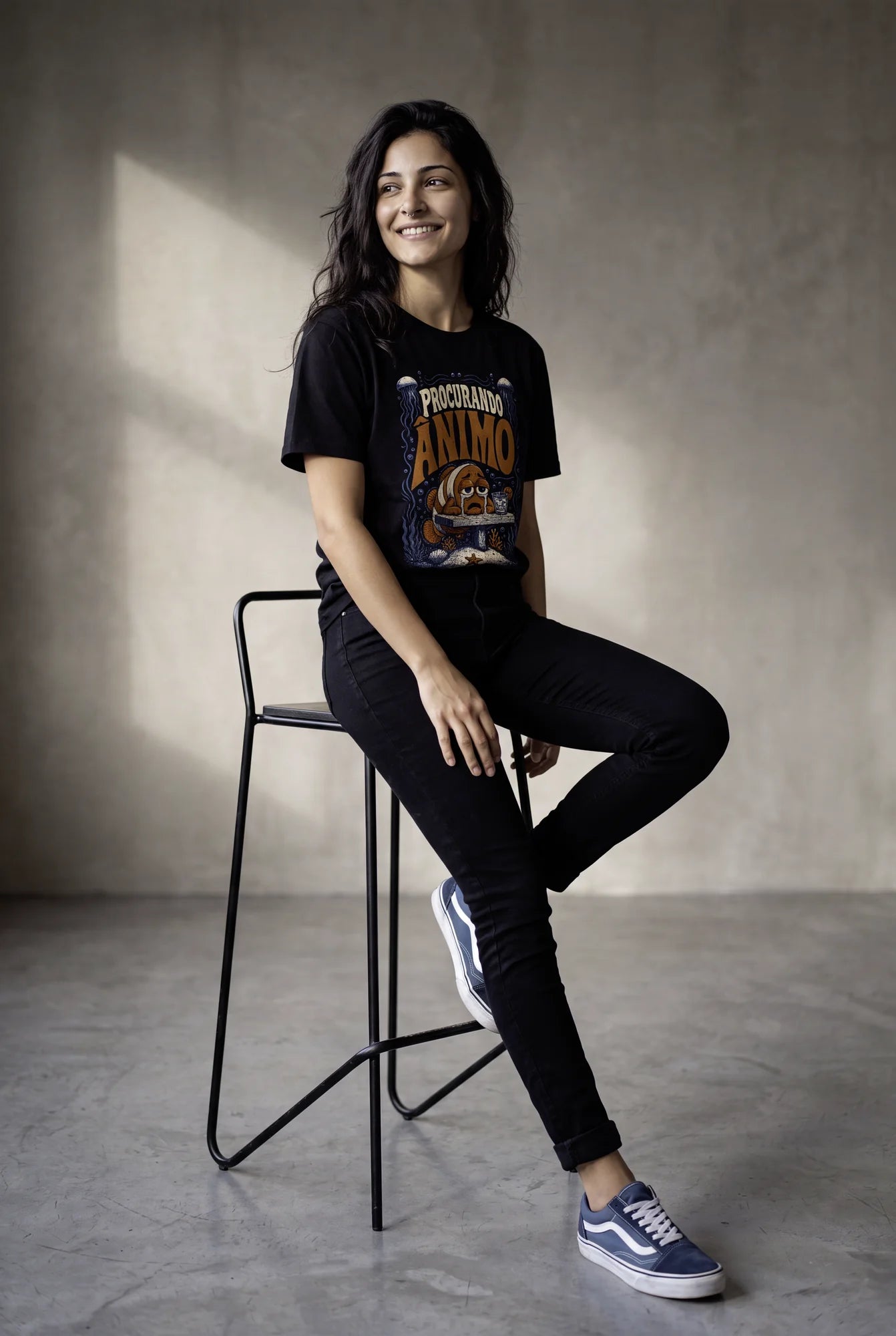 Camiseta Básica Procurando Ânimo - Feminina