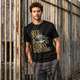 Camiseta Básica Quem Domina a Percepção, Controla o Resultado Masculina Preto