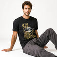 Camiseta Básica Quem Domina a Percepção, Controla o Resultado Masculina Preto